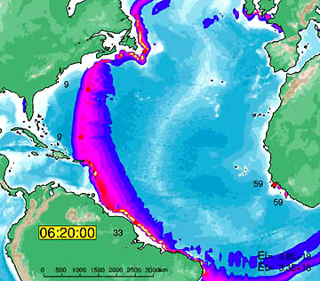 canary island volcano tsunami